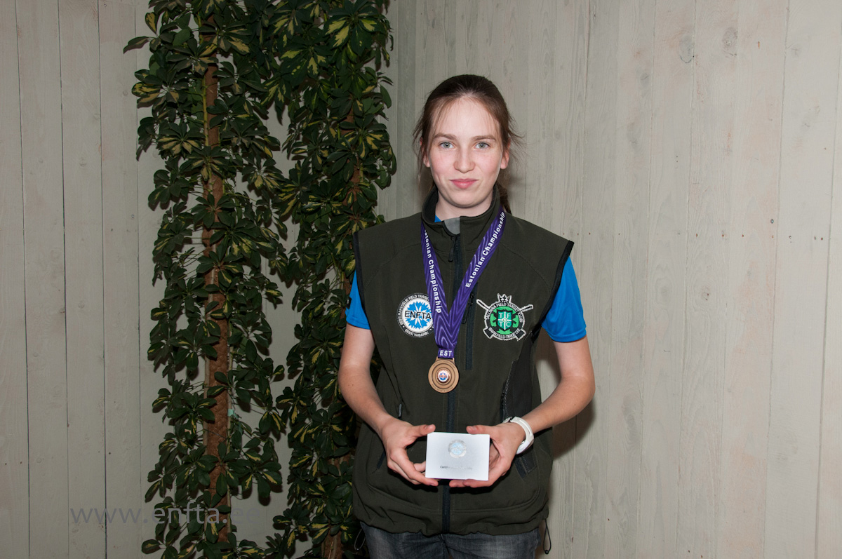 Overall in category PCP III place - Kristin Antsmäe, 393 points out of 800